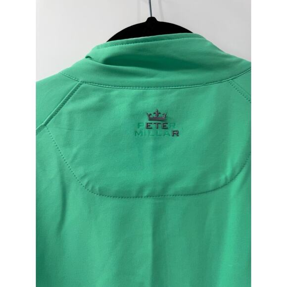 Peter Millar Wind Men's Green Zip-up Long‎ Sleeve Golf Athletic Jacket Size XL - Picture 6 of 7